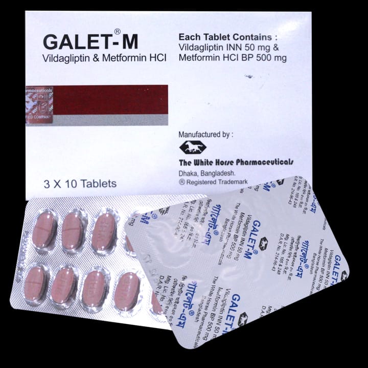 Tablet Galet M 500mg (30pcs)